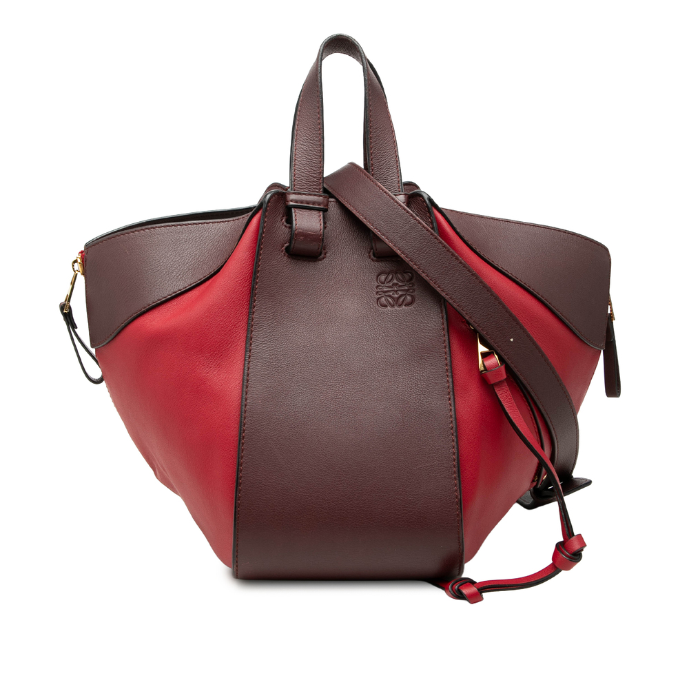 Pre-Loved LOEWE Small Bicolor Calfskin Hammock Bag